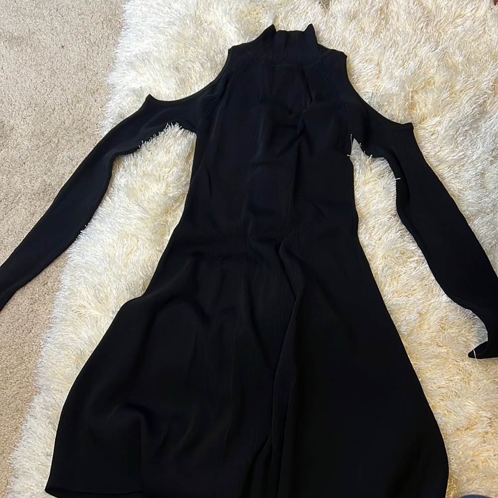 Zara black sweater dress